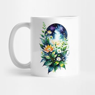 Space Flowers Mug